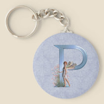 Fairy Monogram P keychains