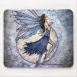 Fairy Mousepad, Midnight Blue by Molly Harrison