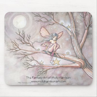Fairy Mousepad 'Tree of Stars' by Molly Harrison by robmolily