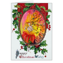 FAIRY OF DAWN Happy Christmas Wishes Greeting Cards