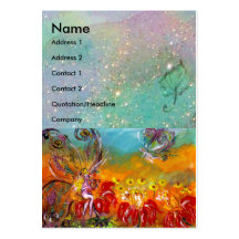 FAIRY OF THE RED FLOWERS BUSINESS CARDS
