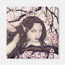 Fairy of the Spring Bloom Magnet