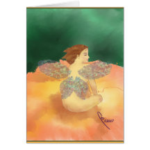 fairy on a flower cards