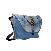  Fairy on a Swing  Messenger Bag