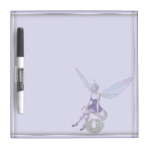 Fairy on Mushroom Illustration Dry Erase Whiteboard