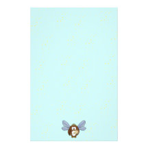 fairy owl stationery