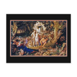 Fairy Painting "Oberon and Titania" Postcards