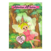 Fairy Party Custom Invitation