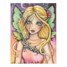 Fairy Postcard by Molly Harrison