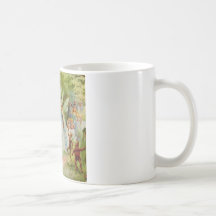 Fairy Prince and Thumbelina in the Magic Wood Coffee Mugs