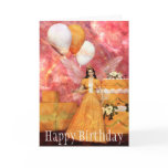 Fairy Princess Happy Birthday Greeting Card