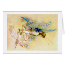 Fairy Princess Is Dressed By Pixies Card