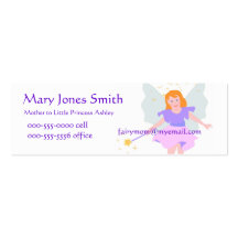 Fairy Princess Mommy Card Business Card Templates