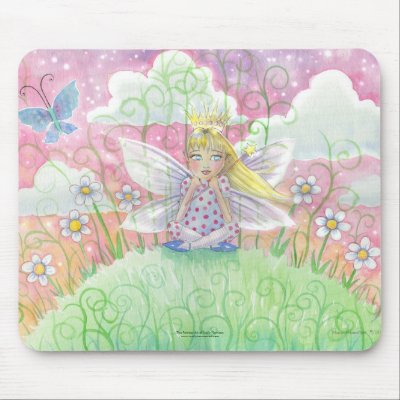 Fairy Princess Mousepad by Molly Harrison by robmolily