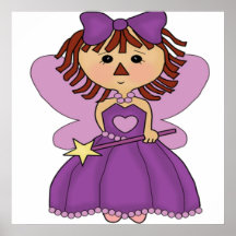 Fairy Princess Poster mural 35 x35 carriage