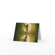 Fairy Reflect Siluetts Note card