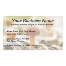 Fairy Ring Mushrooms Business Card