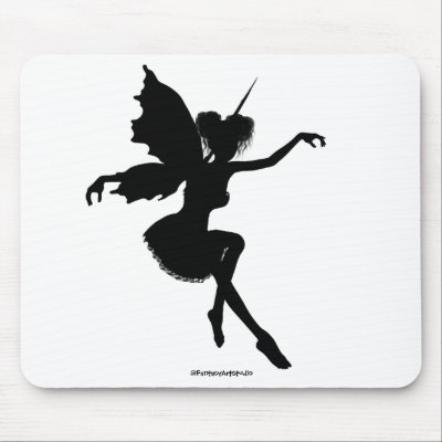 Fairy Silhouette Pose 25 Use Mat by FantasyArtStudio