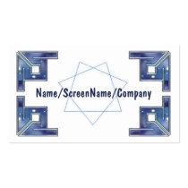 Fairy Star Septagram Introduction/ Business Card Template