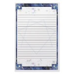 Fairy Star Septagram Lined stationery
