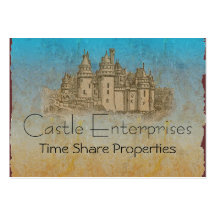 Fairy Tale Castle Business Cards