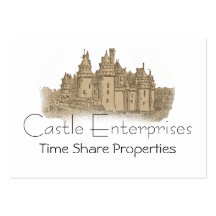 Fairy Tale Castle Business Cards