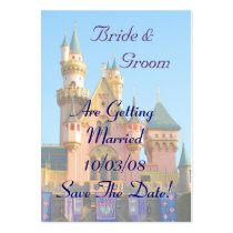Fairy Tale Castle Save the Date Card Business Card Templates