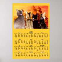 FAIRY TALE CATS 2012 Calendar Poster