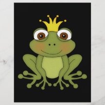 Fairy Tale Frog Prince with Crown Flyer Design