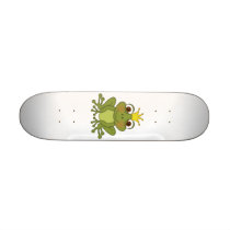 Fairy Tale Frog Prince with Crown Skate Board Decks