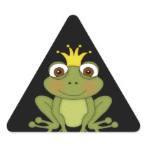 Fairy Tale Frog Prince with Crown Sticker