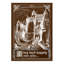 Fairy Tale Storybook Wedding Place Cards Business Card