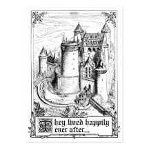 Fairy Tale Storybook Wedding Place Cards Business Card