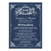 Fairy Tale Storybook Wedding Programs Card