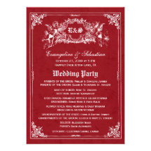 Fairy Tale Storybook Wedding Programs Invite