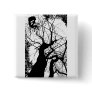 FAIRY WEBBY TREE B&W BUTTONS