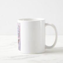 Fairy with Moon Window Coffee Mugs