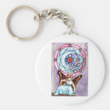 Fairy with Moon Window Keychain