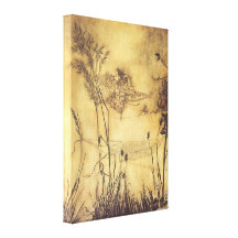 Fairy's Tightrope by Arthur Rackham, Vintage Art Gallery Wrap Canvas
