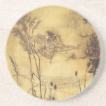 Fairy's Tightrope by Arthur Rackham, Vintage Art Drink Coasters