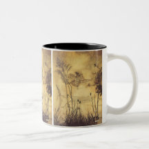 Fairy's Tightrope by Arthur Rackham, Vintage Art Mug