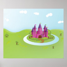 FairyTail Castle Pixelated Edition Print