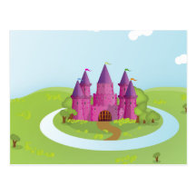 Fairytail Castle Post Card