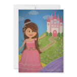 Fairytale Princess Castle Kids Party Invitation & 