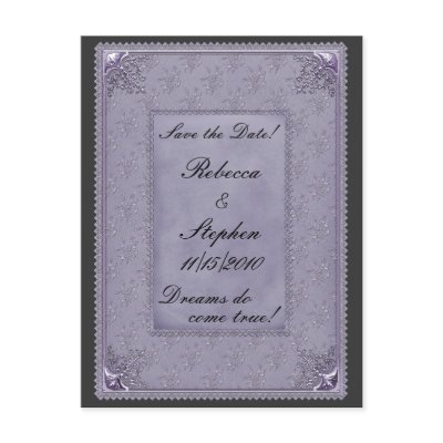 Fairytale Save the Date! Postcards by SweetRascal