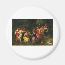Fairytalesque. Minerva and her muses Magnet