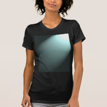 Faisceau lumineux sur le bleu de turquoise profond t-shirt