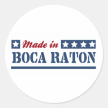 Fait à Boca Raton Adhésif