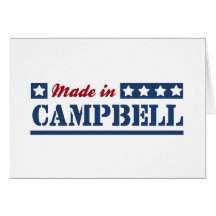 Fait dans Campbell Cartes