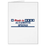 Fait dans des T-shirts d'Altamonte Springs. Concep Cartes